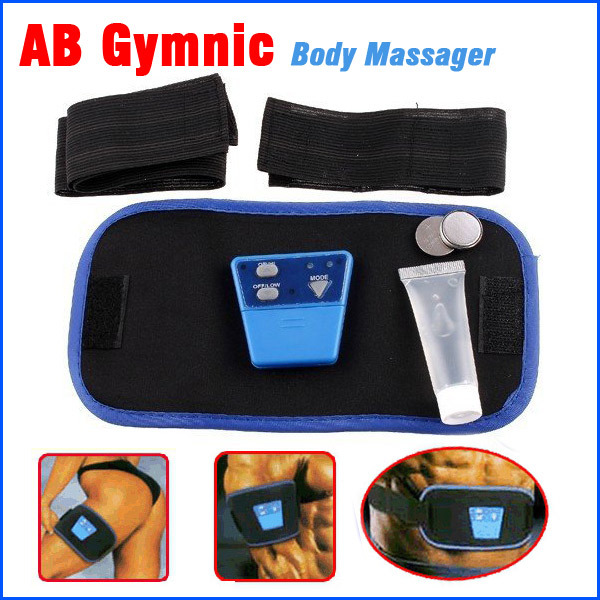Wholesale 20pcs lot Health Care Slimming Body Massage belt AB Gymnic Electronic Muscle Arm leg Waist