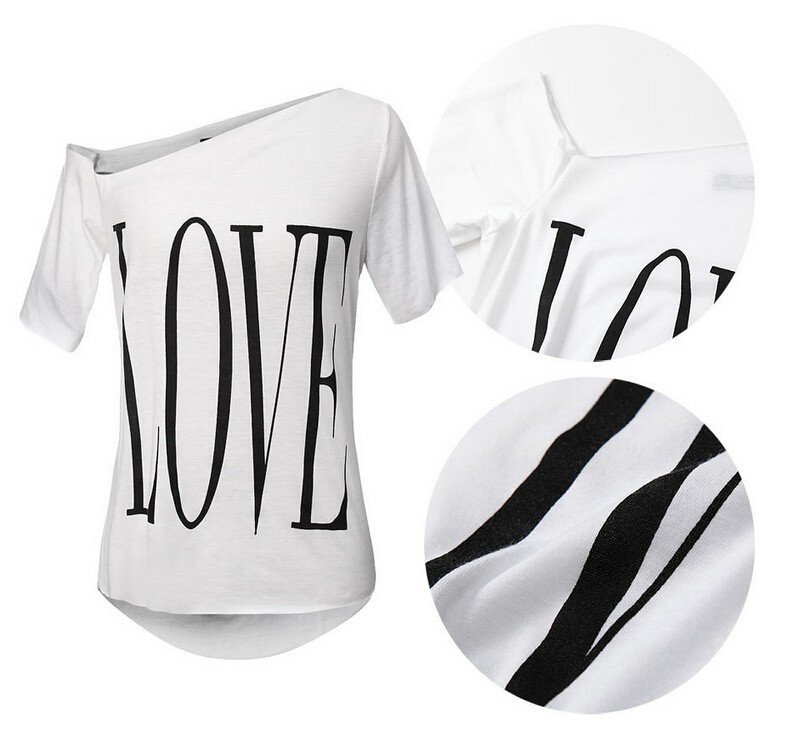 2015 summer casual women t shirt women tops print tee cotton letter women\'s T-shirts short sleeve love tshirt camiseta feminina (7)