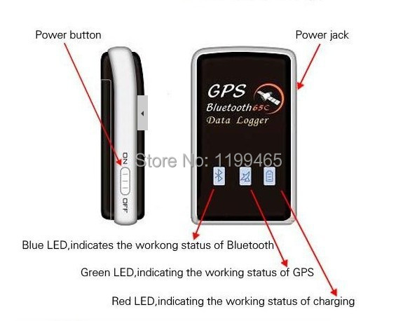    Bluetooth GPS  65-Channel Bluetooth GPS    