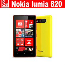 4.3″ Original Lumia 820 Nokia Windows Phone 8 ROM 8GB Camera 8.0MP Nokia 820 Mobile Phone Freeshipping
