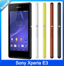 Original Sony Xperia E3 D2203 Unlocked Mobile Phone Quad-Core ROM 4GB 5.0MP Camera 4.5″ Inch Screen Cell Phone Free Shipping