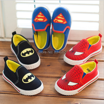 J.g чен дети супермен человек паук бэтмен обувь 2015 новые девушки парни дети рождество / хэллоуин размер обуви 21-35 мода кроссовки