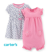 2015 New 3 pcs Set Original Carter s Baby Girls clothes Sleeve bodysuit Pants Carters 100