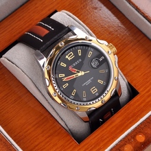 Luxury Brand CURREN Men Leather Strap Watches men Quartz Clock Fashion Sports Watch Casual women Dress wristwatch hot sale 1041