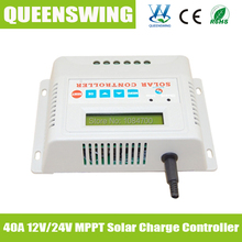 40A 12V 24V auto intelligent Solar Charge Controller with LCD with MPPT function good for solar