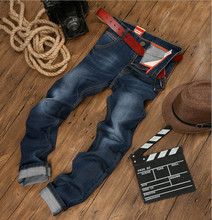 2016 Lee brand New Arrival Men Jeans Pants Slim Water-washed Straight Pants Fashion Classical Denim Jeans Casual Male Jeans 6216