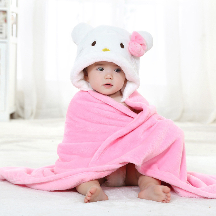 baby blankets pink cat