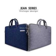 Fashion Jeans Laptop Briefcase 13 Women Men Handbag Laptop Bag 11 For Macbook Air Pro Retina Ultralbook Tablet Case Hot