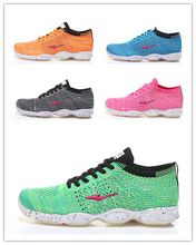 Men & Women Rainbow Fit Agility Running Shoes Flyknit 10 Colors Top Quality Training Shoes