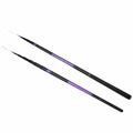 Professional Glass Fiber Steel Telescope Fishing Rod Spinning Pole Portable In Stock