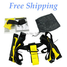 Free shipping the upgraded 2014 Training Fitness Equipment Spring Exerciser Hanging Belt Resistance Belt RB005