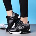 New 2017 Fashion Wedge Women Shoes Spring Autumn Hidden Heel Height Increasing Women Casual Shoes Platform