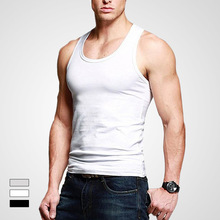 Top Quality Cotton Tank Tops For Men Furious 7 Gym Top Male Fashion Slim Clothing Black