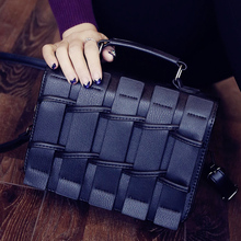 Bags 2016 women handbag knitted bag portable small bag all-match messenger bag one shoulder