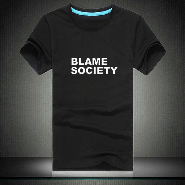 600px BLAME SOCIETY New Template for t shirt black