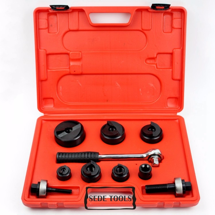 Manual Ratchet Knockout Hole Punch Driver Kit 1/2 to 2 inch(22.5 61.5mm