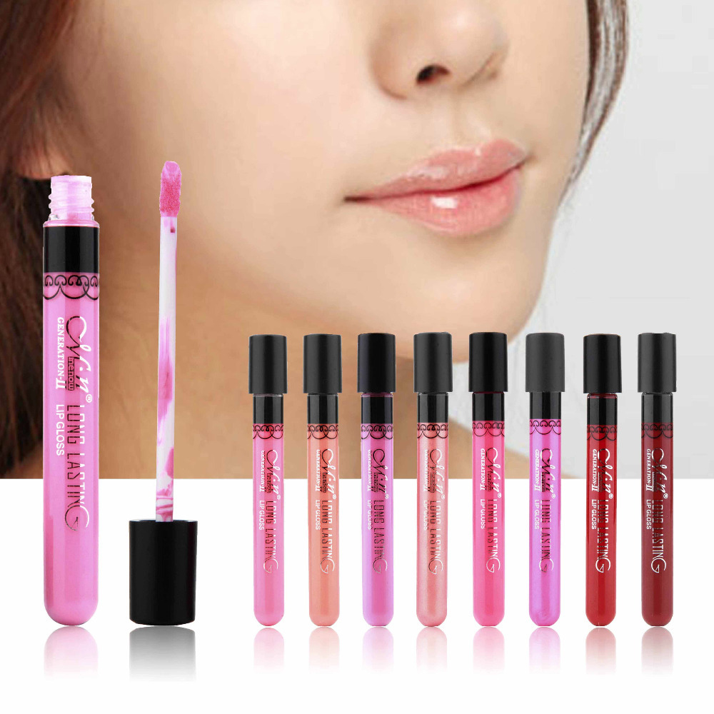 Top Waterproof Elegant Daily Color Lipstick matte smooth lip stick lipgloss Long Lasting Sweet girl Lip beauty Makeup