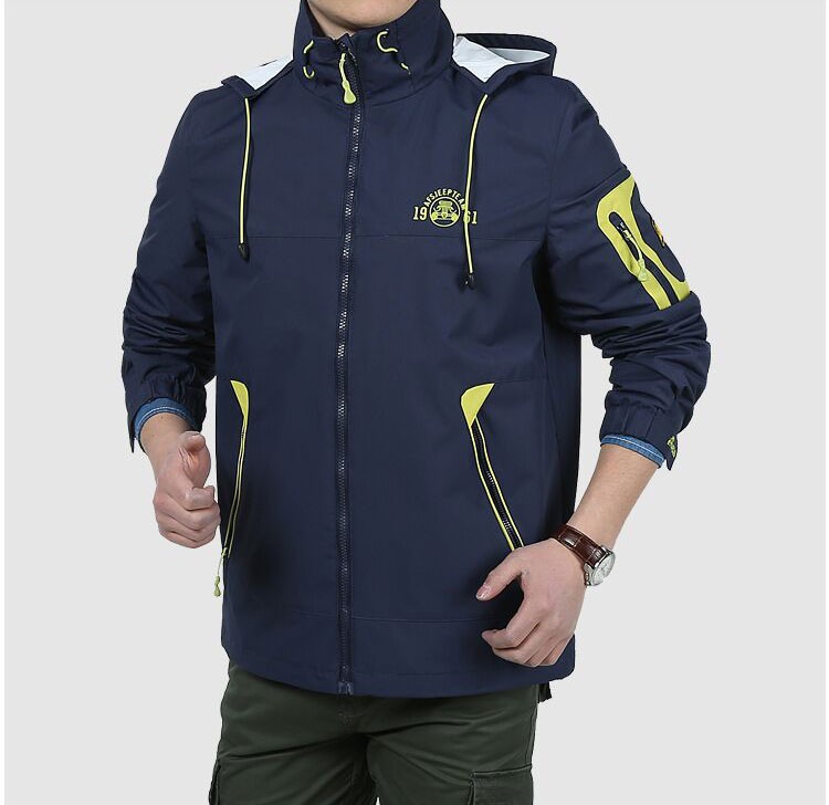 2015 Autumn Breathable Waterproof Mens Jackets Coats AFS JEEP Brand Military Outdoor Jacket Hooded Plus Size 3xl Casual Fit Coat (5)