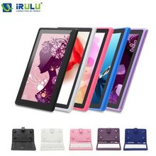 Multi-Color iRulu 7″ Dual Core Allwinner A23 Q88 Tablet PCs Android 4.2 1.5GHz ROM 4GB/8GB16GB Dual Camera OTG WIFI