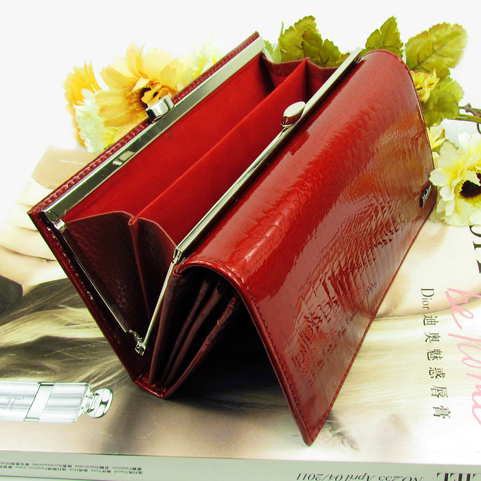 2013 fashion female wallet High-quality Leather Women Long Style Cowhide Purse wholesale and retail Free shipping