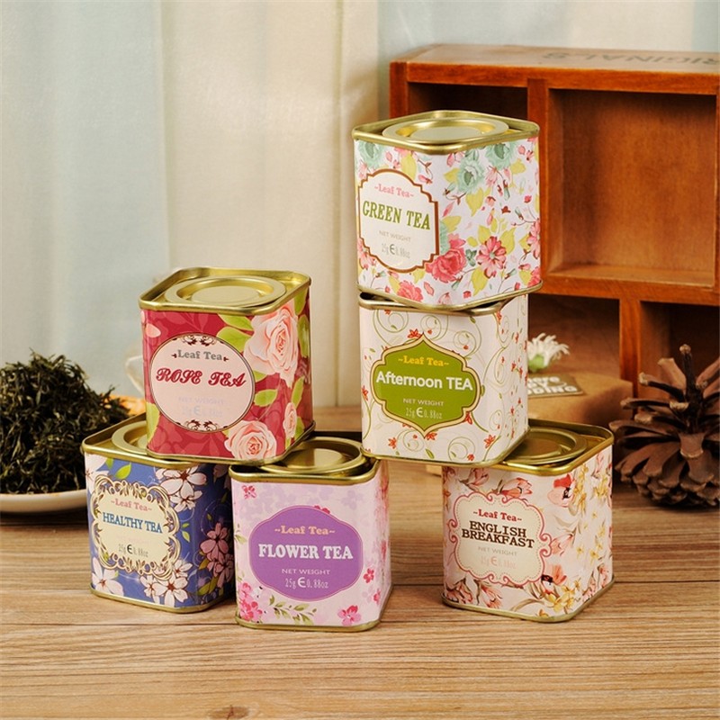 Compra latas de té decorativo online al por mayor de China, Mayoristas