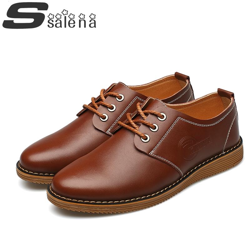 2015 Summer business men leather shoes breathable flat oxford shoes new England to help low single shoes #B1810