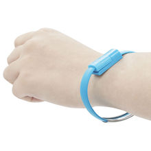 Free shipping Fashion USB Charger cable for Samsung xiaomi Huawei iPhone5/6 Wrist Cable Bracelet Sync Short Data Cable