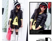 2014 winter long hooded children coat outerwear snowsuit baby girls brand Warm casual down jacket clothing roupas meninas