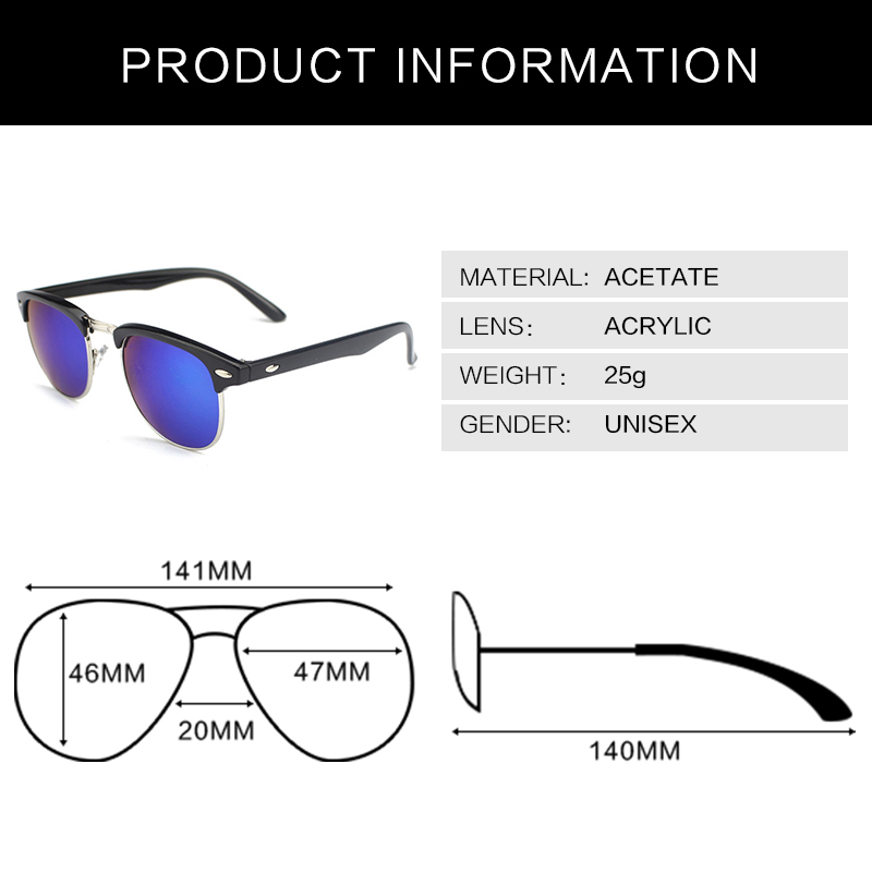 2015 New Classic Wayfarer Sunglasses Female men glasses brand designer UV400 Shade women oculos Points sun