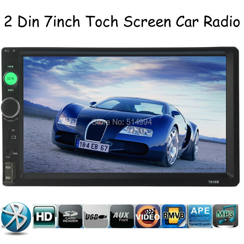 New arrival 2 Din 7'' inch LCD Touch screen car radio player support BLUETOOTH hands free 1080P movie rear view camera car audio New arrival 2 Din 7'' inch LCD Touch screen car radio player support BLUETOOTH hands free 1080P movie rear view camera car audio