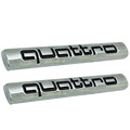 New Auto car metal QUATTRO sticker emblem for Audy A4 S4 RS4 A6 TT A3 Emblem