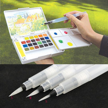 2015*Refillable 1pc Pilot Water Brush Ink Pen for Water Color Calligraphy Drawing Painting illustration Pen