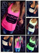 Ballinciaga Neon Top 2015 Women Sleeveless Summer Style Tanks Tops Backless Womens Vest Tops Free Shipping