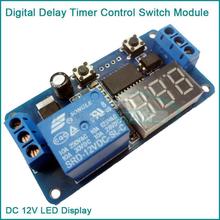 DC 12V LED Display Digital Delay Timer Control Switch Module PLC Automation TOP