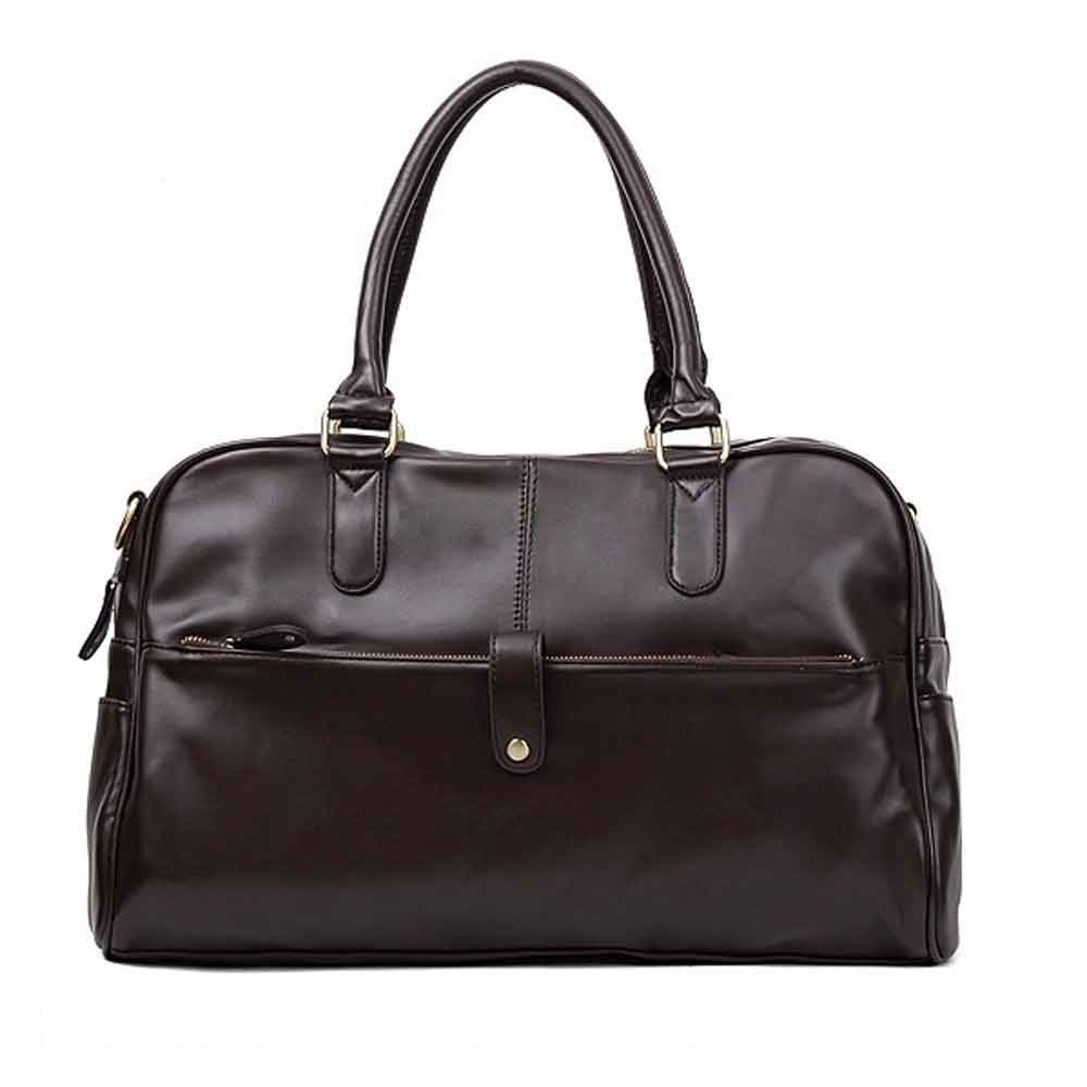 Hot Fashion Men Casual Faux Leather Handbag Shoulder Bag Sports Duffle Tote Bags