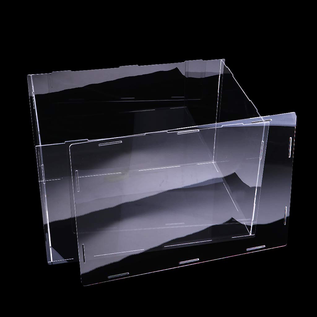 10x6x6,8 zoll Transparent Modell Display Box Figuren Schutz Zeigen Fall für