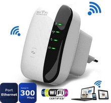 EU Plug 300Mbps Wireless N Wifi Repeater Router Roteador Range Expander Signal Booster Bridge Repetidor Extender New
