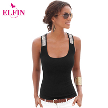 Casual Style Sexy Summer Women Vest Top Slim Fit Sleeveless Tank Tops Female T-Shirt Blouse LJ3845R
