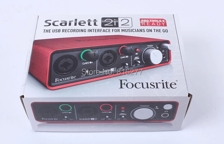 Купить Focusrite Скарлетт 2i2 гитара, запись аудио интерфейс USB 2.0 ...
