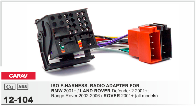 Carav ISO F-HARNESS.RADIO   BMW /   2 ; ROVER / ROVER       
