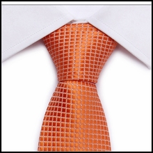 L10024-8 2015 fashion men necktie neck tie man champagne Patriotic Tartan Plaid Skinny Tie ties for men jewelry acessorios