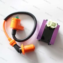 GY6 50cc 125cc 150cc Scooter Motorcycle Go kart ATV Racing CDI Box+Ignition Coil