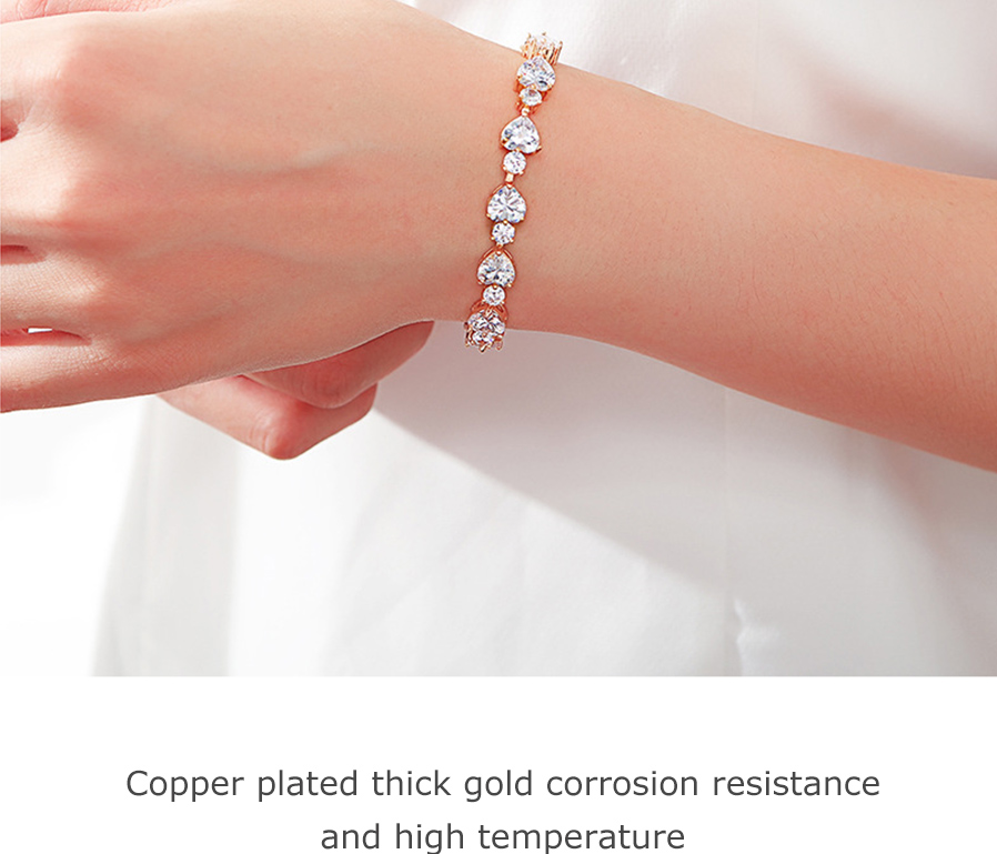 simple gold bracelet for girl
