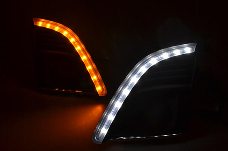 Бесплатная доставка 2012 - 2014 дневные ходовые огни для Chevrolet Cruze высокое качество DRL 100% водонепроницаемый из светодиодов противотуманные фары