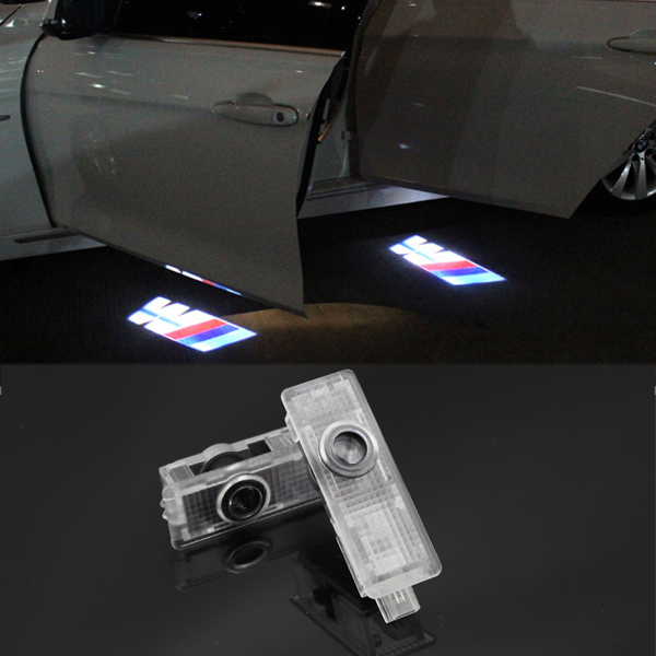 LED car Fit BMW M logo projector for BMW F10 M E6...