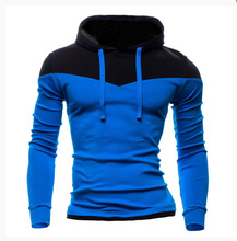 Fashion New Contract Color Hoodies Sweatshirts Men Outerwear Colorful Hoodies Clothing Men Sports Suit 6 Colors