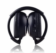 Freee shipping Infrared Stereo Wireless Headphones Headset IR in Car roof dvd or headrest dvd Player two channels