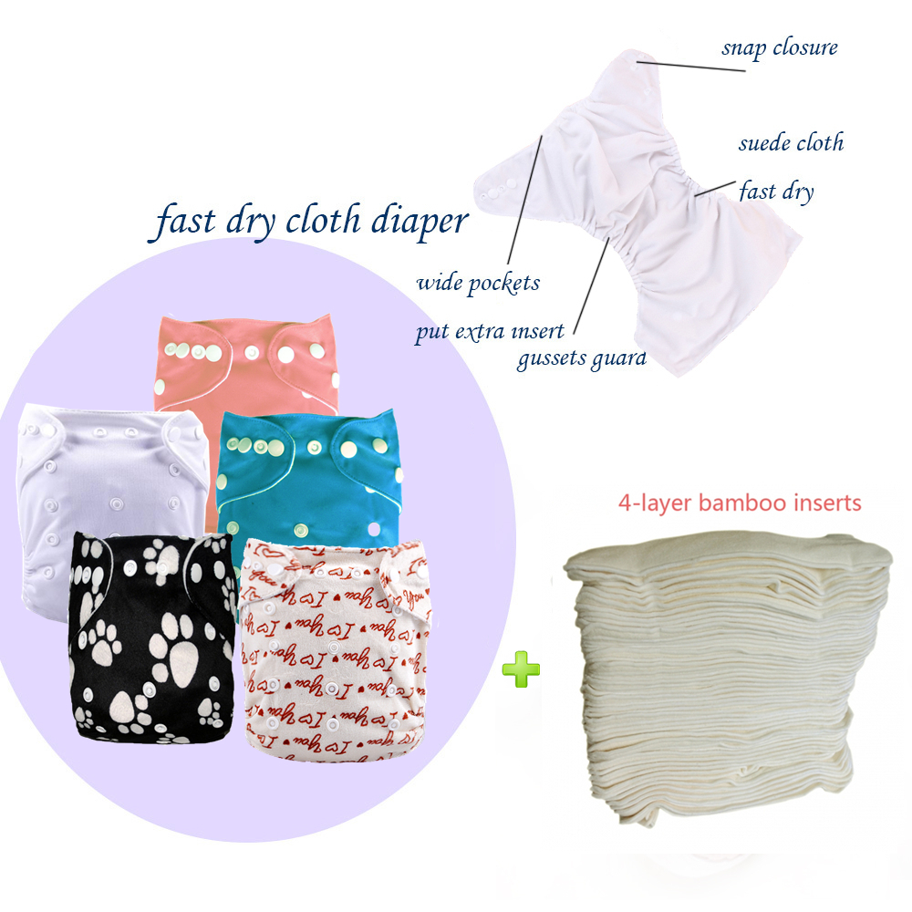 baby cloth diaper reusable nappy charcoal bamboo charcoal diaper washable diaper reusable pocket velcro diaper