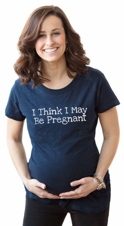 2015-Summer-Style-Tee-I-Think-I-May-Be-Pregnant-Letter-Print-Maternity-T-Shirts-Casual (1)