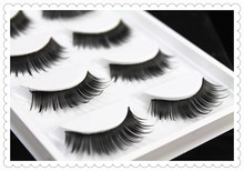 False eyelashes W32 Professional thick fake lashes nude makeup eyelash extention 5pairs per pack